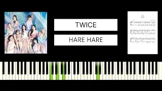 TWICE - Hare Hare (BEST PIANO TUTORIAL & COVER)