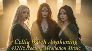 Celtic Witch Awakening – 432Hz Sacred Feminine Vocals, Celtic Harp, Flute, Healing Meditation Music