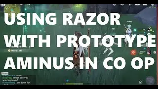 Genshin Impact - Using Razor with Prototype Aminus in CO OP!