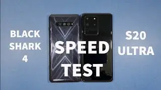 Xiaomi Black Shark 4 vs Samsung S20 Ultra Speed Test