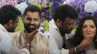 Boss at Abhishek & aviva reception 🥵Happy married life | #abhishek | #Dboss | #darshan