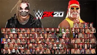 Most Updated WWE 2K20 Official Roster - Every Confirmed Wrestler (Legends & Special) - 110 WRESTLERS
