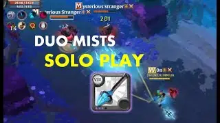 ALBION ONLINE DUO MISTS! SOLO PLAY ! 8.3 FROST STAFF!