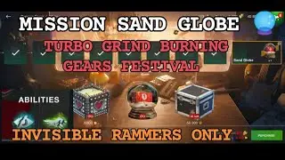 Invisible Rammers Only 💥 Mission Sand Globe 🔮 Turbo Grind | WOTBLITZ | World of tanks blitz WOTB