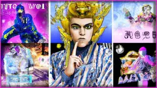 JoJo's Bizarre AI Album Art