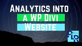 Adding Analytics a WP Divi site using the easy manual code method