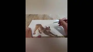 рисование рыси! 😻🖌️🐾