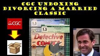 Divorcing (un-marrying) a golden age Batman comic book CGC unboxing vintage submission pressing