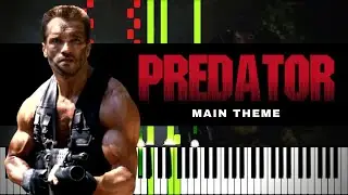Predator (Main Theme) - Piano Tutorial