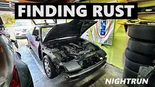 S13 240SX SOUND DEADENING REMOVAL ( RUST PREVENTION ) | NIGHTRUN