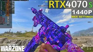 WARZONE | 1440 MAX SETTINGS | RTX 4070 SUPER + RYZEN 5 7600X
