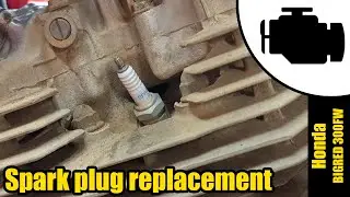 Honda BIGRED spark plug replacement Ep.5 