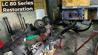 Land Cruiser HDJ 80 Project EP #7 | Chassis Small Repair & Final Paint