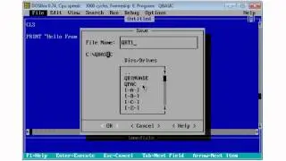 QBasic Tutorial 1 - Getting Started - Free Download - QB64 - Program 1 Hello World - Download Link