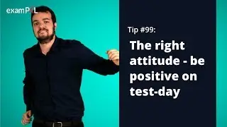 GRE tip #99: The right attitude - be positive on test-day