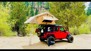 ARB Simpson lll Rooftop Tent Complete Setup and Breakdown
