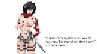 Mikasa - 1 bit 2 bits 4 bits 8 bits 16 bits 32 bits 64 bits - Motivational Bits