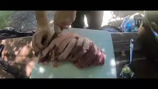 Lamb stew with Mr.Sean @ lake Morena Coral Canyon
