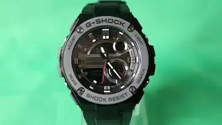 G-SHOCK GST-210B-1A | Обзор и настройка (на русском) | Купить со скидкой