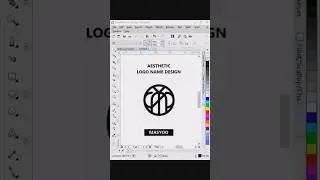 Aesthetic Logo Name - MASYOO | CorelDRAW 