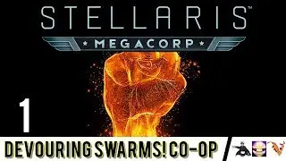 THE SWARMS!! Stellaris Bromance Part 1 - Perish Xeno Scum!