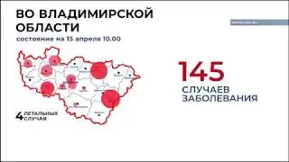 15-16-17 апреля 2020 года. Ситуация с короновирусом Владимирская область.