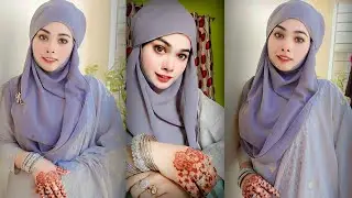 Simple Turkish hijab style by Tania || Hijab tutiroal