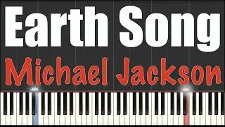 Earth Song - Michael Jackson - Piano Tutorial