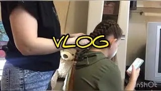 ВЛОГ Заболела/Заплетаем косы/Проводила всех