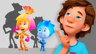 Whose Shadow is That? | The Fixies | Animation for Kids