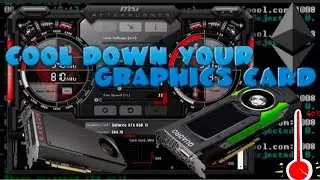 HOW TO STABLE YOUR GPU MINING TEMPERATURE WITHOUT LOSING HASHRATES | NICEHASH MINER |
