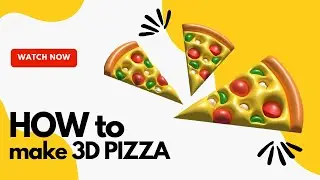 HOW TO MAKE 3D PIZZA IN SECONDS IN ADOBE ILLUSTRATOR