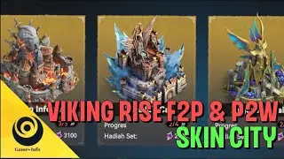 VIKING RISE F2P & P2W SKIN CITY | VIKING RISE