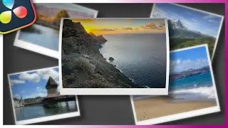Ultimate Polaroid Slideshow FX in FREE Davinci Resolve [Step by step]