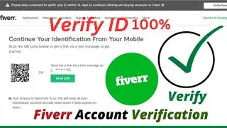How To Verify Fiverr Account - Fiverr Id Verification Process - Complete Method | Fiverr ID Verify