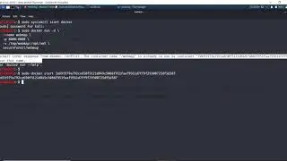 How to restart docker after first installation
