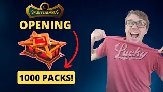 Let's Rip Another 1000 Rebellion Packs On Splinterlands