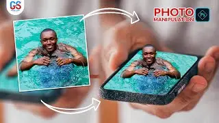 Comment incruster une image dans un téléphone  sur Adobe Photoshop PHOTO MONTAGE #1