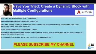 Create a Dynamic Block with Multiple Configurations
