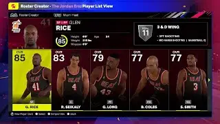 NBA 2K25: Miami Heat '91-'92 classic team - Jordan Era
