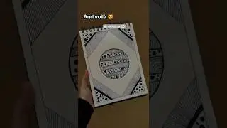 Circle doodle tutorial 😻 Day 57 #shorts #doodlewithnadia #art #doodle