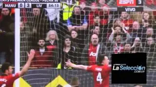 Gol de Luis Suárez - Manchester United 0 - 3 Liverpool - Premier League
