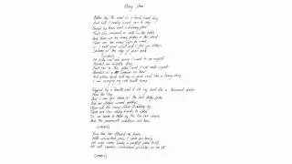 Kyla La Grange - Heavy Stone (Ashes version - handwritten lyric video)