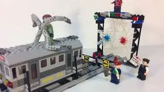 LEGO Spider-Man 2 4855 Spider-Man's Train Rescue from 2004 with Doc Ock