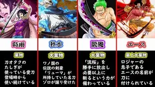 【ワンピース】今まで登場した位列が判明している刀【ゆっくり解説】