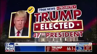 Fox News Announcing that Donald Trump won the Election 🇺🇸