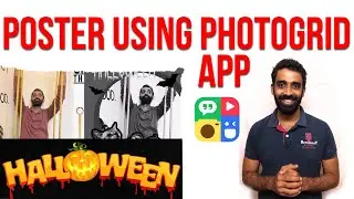 HALLOWEEN Poster using PhotoGrid app