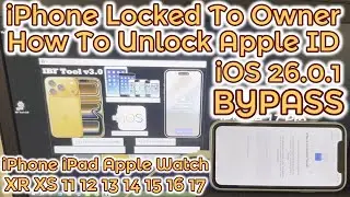 iOS 26 0 1 Apple ID Unlock Without Password iPhone, iPad iCloud Unlock Tool