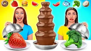 Emoji Jídlo Výzva | Čokoládová Fontána Výzva Multi DO Challenge