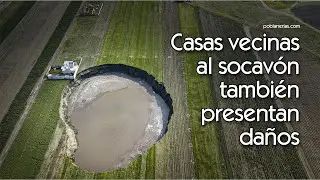 Puebla: Casas vecinas al socavón también presentan daños